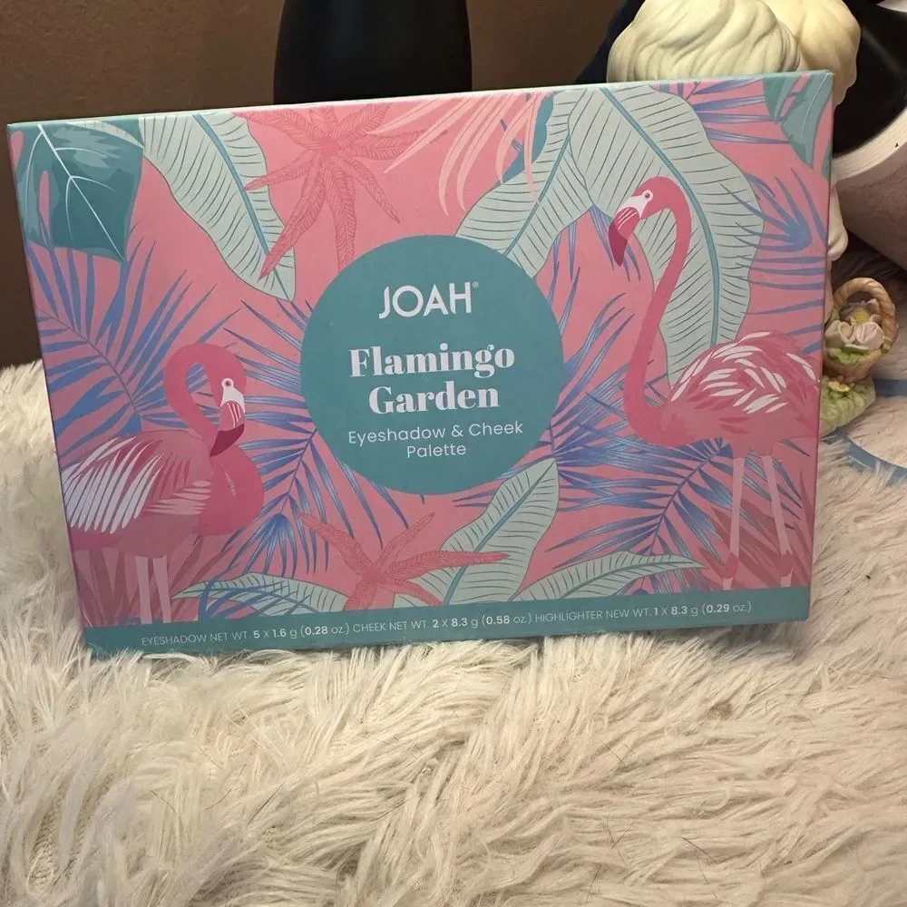 JOAH Tropical Vibes Eyeshadow Palette - Coral, Aqua, Rose